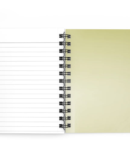 Lemon Fade Spiral Bound Journal, 5" x 7" 150 pages