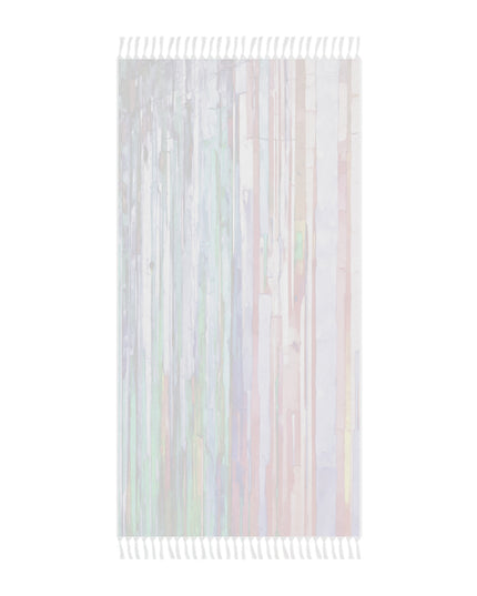 Striped Pastels 38" × 81" Boho Beach Cloth
