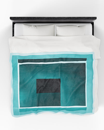 Tif Shadow Velveteen Plush Blanket, 60" x 80"