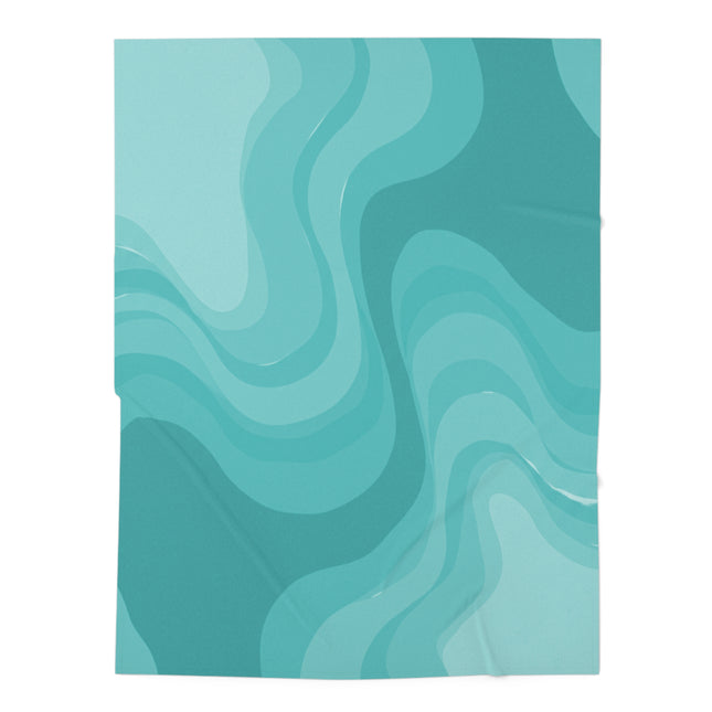 Tif Green Wavey Baby Swaddle 30″×40″ Blanket