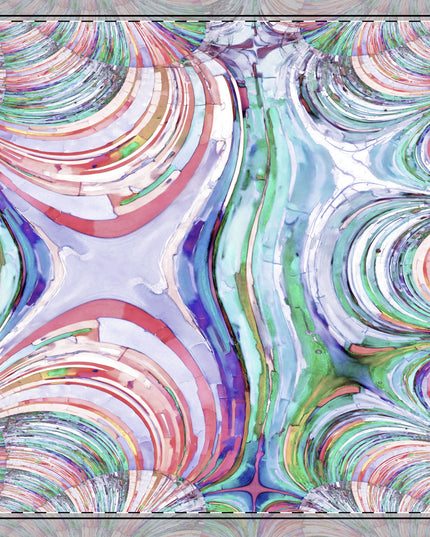 Uzi Spiral Pastels 22" x 22" Cotton Twill Napkin