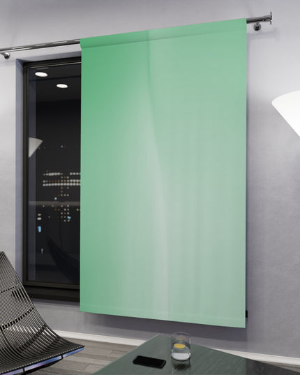 Mint Fade Window Curtain, 50" x  84", blackout