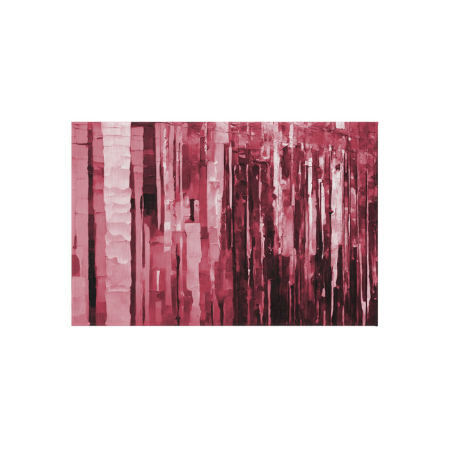 Striped Ruby Outdoor Rug, 24" x 36"