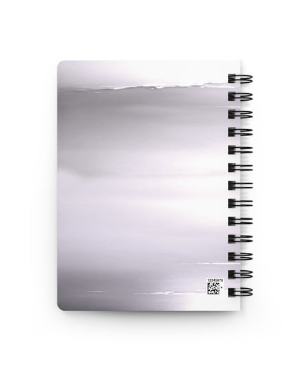 Sephia Sea Dark Fog Sea Purple Fog Spiral Bound Journal, 5" x 7" 150 pages