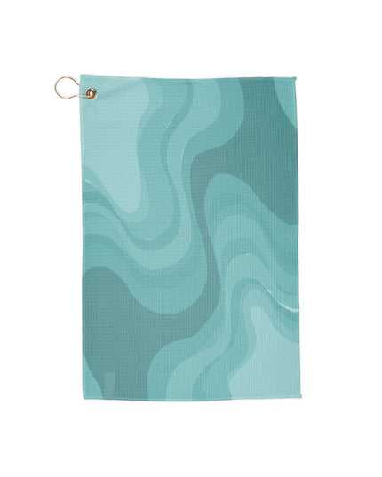 Tif Green Wavey 16" x 24" Golf Towel
