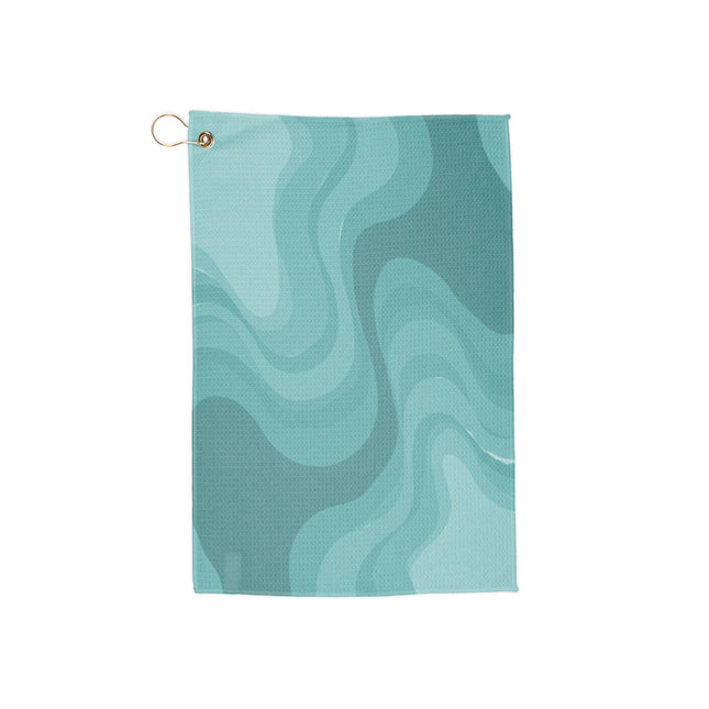 Tif Green Wavey 16" x 24" Golf Towel