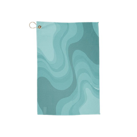 Tif Green Wavey 16" x 24" Golf Towel