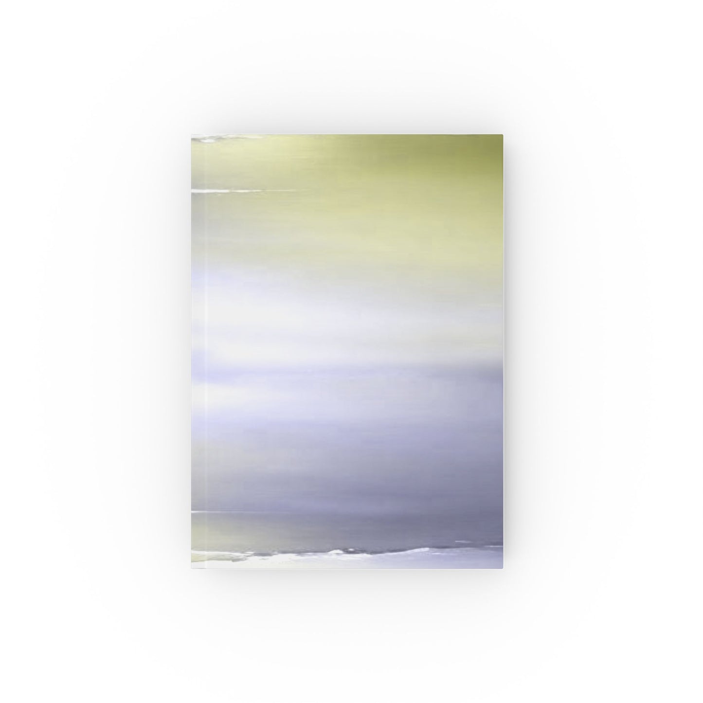 Lavender Sea Golden Fog 5.2" x 7.4" Hard Backed Journal with 128 blank pages