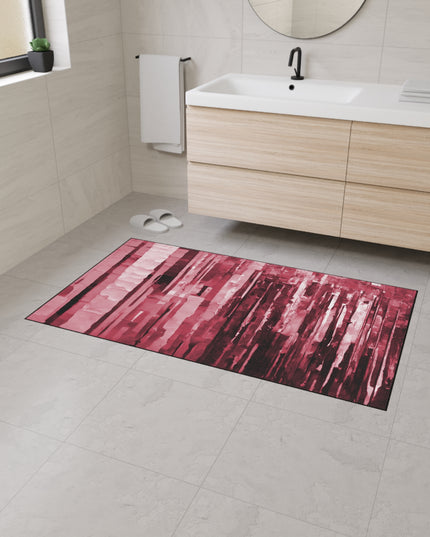 Striped Ruby 36" x 60" Heavy Duty Floor Mat