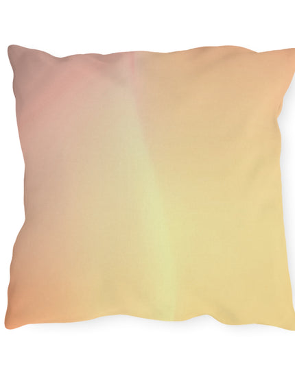 Hot Peach Fade 18" x 18" Outdoor Pillow