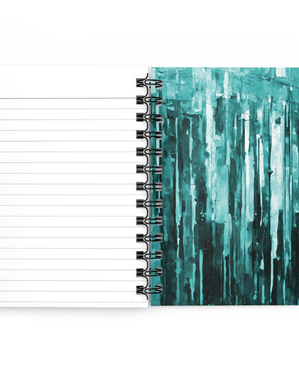 Striped Tif Spiral Bound Journal, 5" x 7" 150 pages