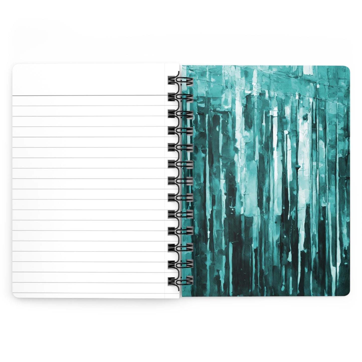 Striped Tif Spiral Bound Journal, 5" x 7" 150 pages