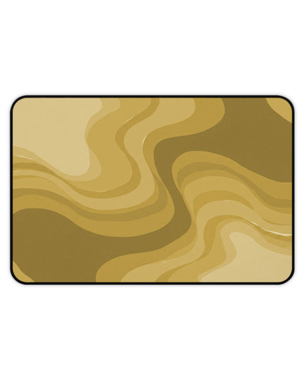 Brown Wavey 12" x 18" Desk Mat