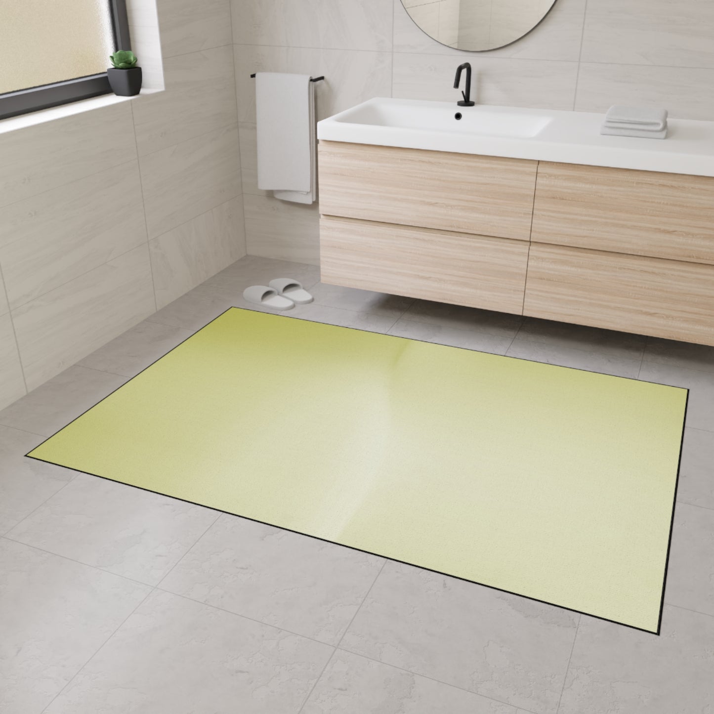 Lemon Fade 48" x 72" Heavy Duty Floor Mat