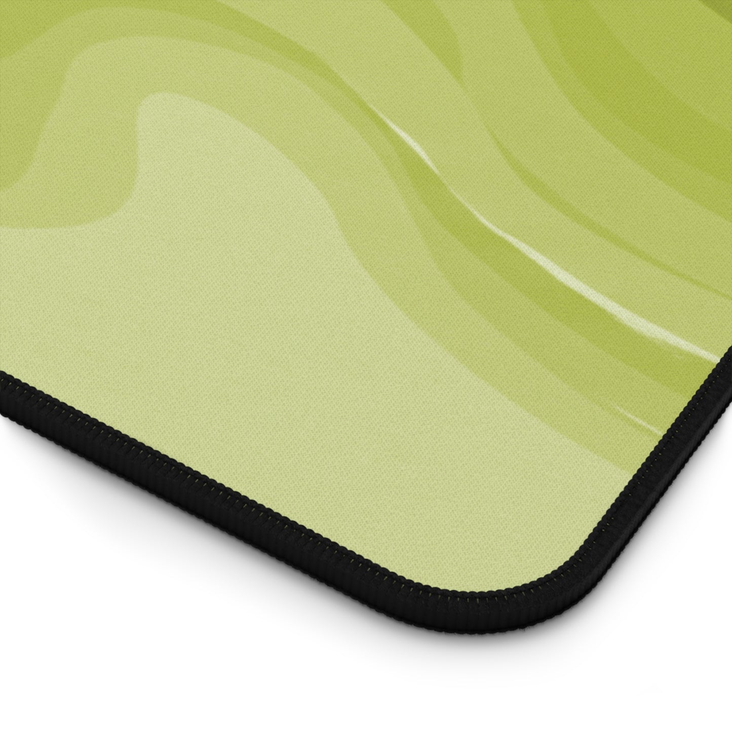 Lemon Wavey 12" x 22" Desk Mat