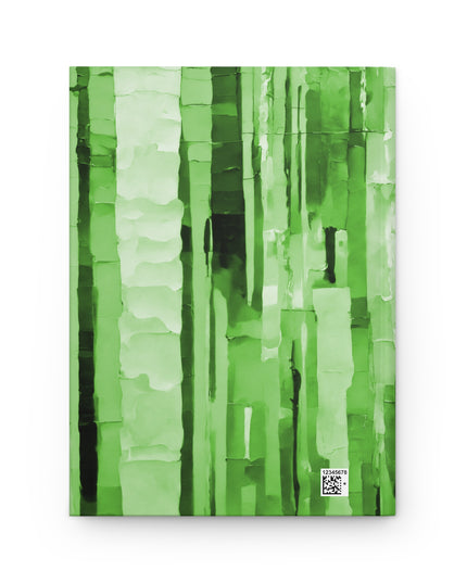 Striped Mint Pastel 5.75" x 8" Hardcover Journal Matte with 150 lined pages