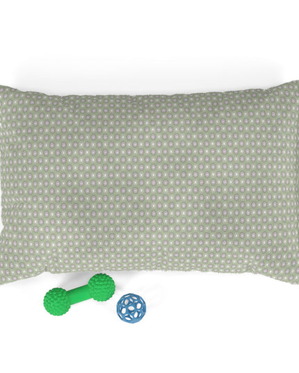 Olive Star-crossed Bodies Pet Bed, 28" × 18"