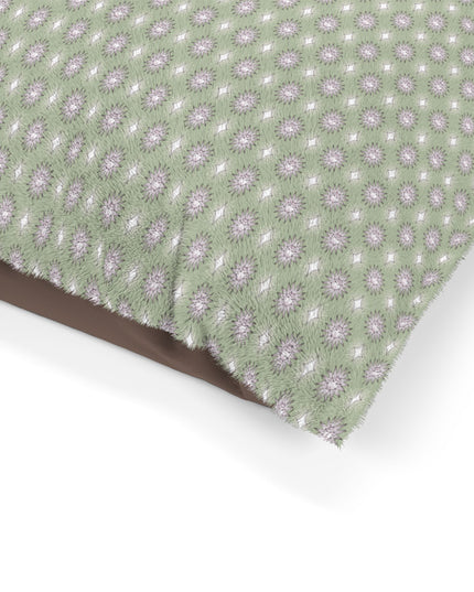 Olive Star-crossed Bodies Pet Bed, 50" × 40"