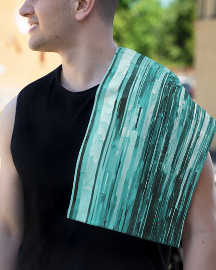 Striped Tif Rally Towel, 11" x 18"