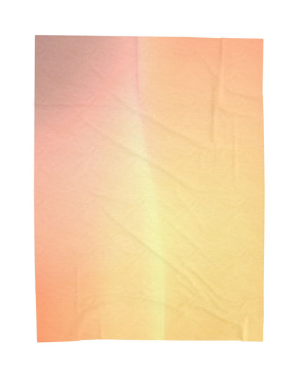 Hot Peach Fade Velveteen Plush Blanket, 60" x 80"