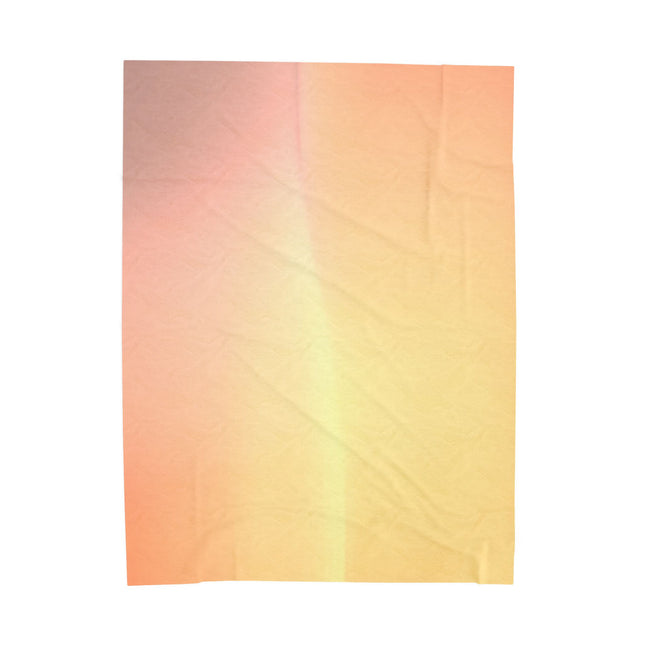 Hot Peach Fade Velveteen Plush Blanket, 60" x 80"