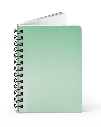Mint Fade Spiral Bound Journal, 5" x 7" 150 pages