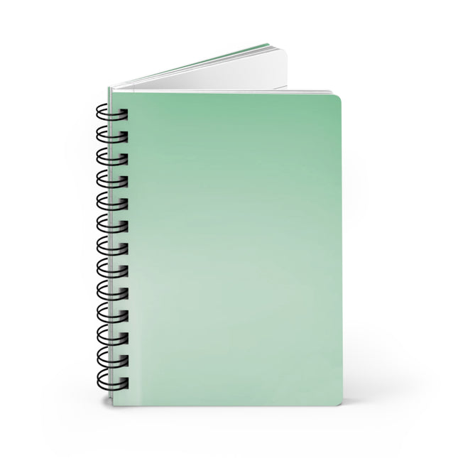Mint Fade Spiral Bound Journal, 5" x 7" 150 pages