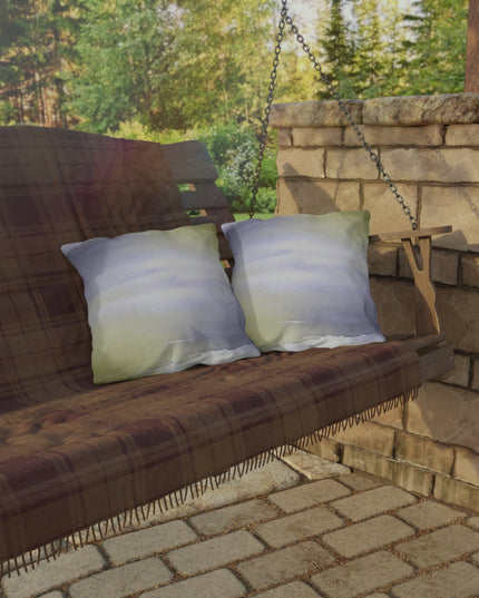 Lavender Sea Golden Fog 16" x 16" Outdoor Pillow