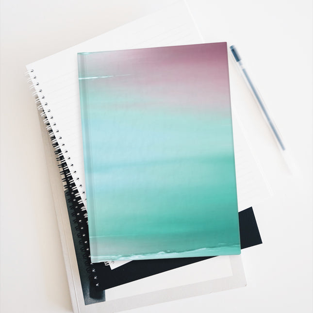 Green Sea Lavender Fog 5" x 7" Journal - 128 Blank pages
