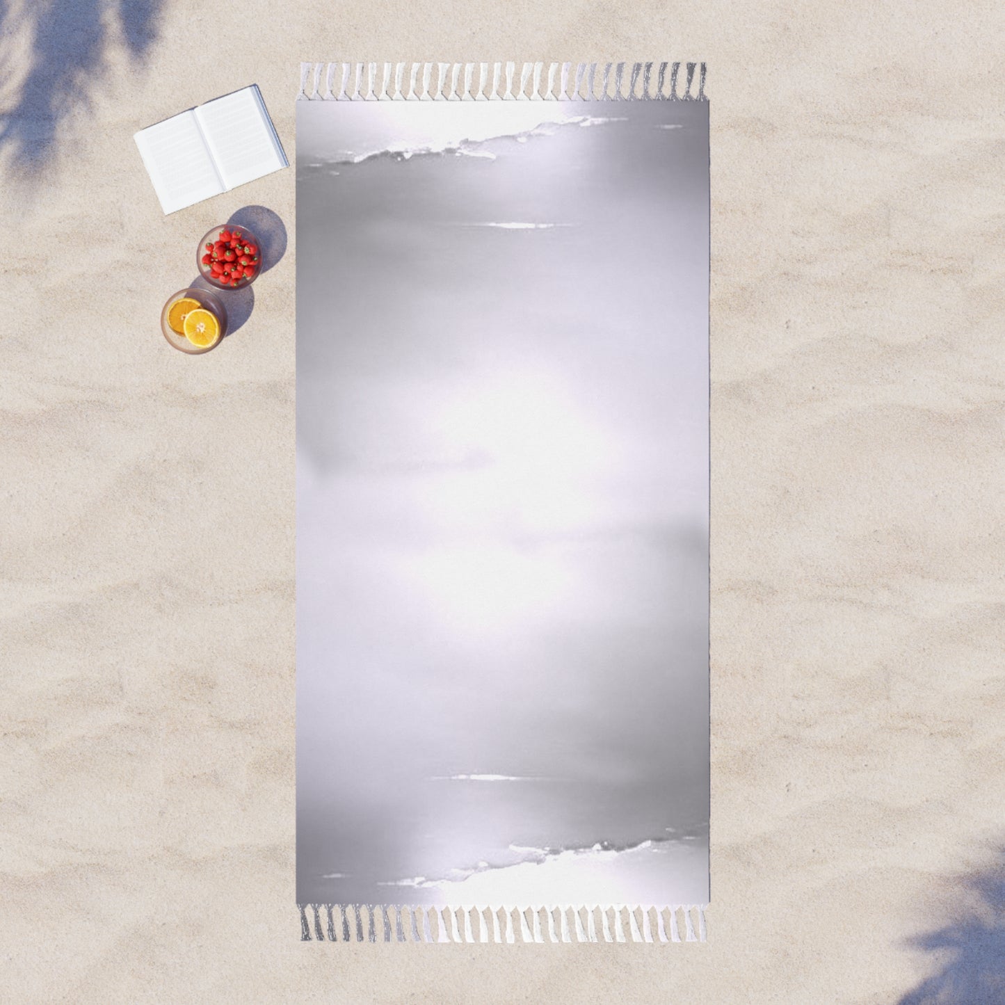 Sephia Sea Dark Fog 38" × 81" Boho Beach Cloth