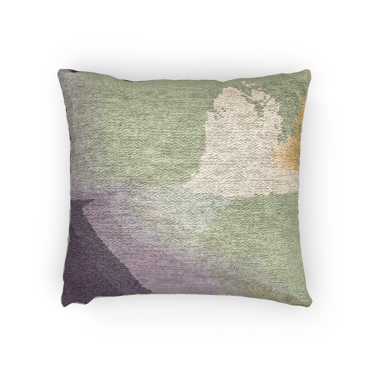 Purple Golden Fade Woven Pillow, 17" x 18"