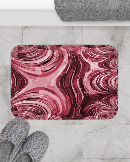 Uzi Spiral Ruby 24" x 17" Bath Mat