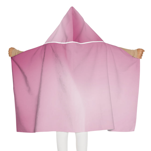 Pink Blush Fade Youth Hooded Towel, 24" x 48"