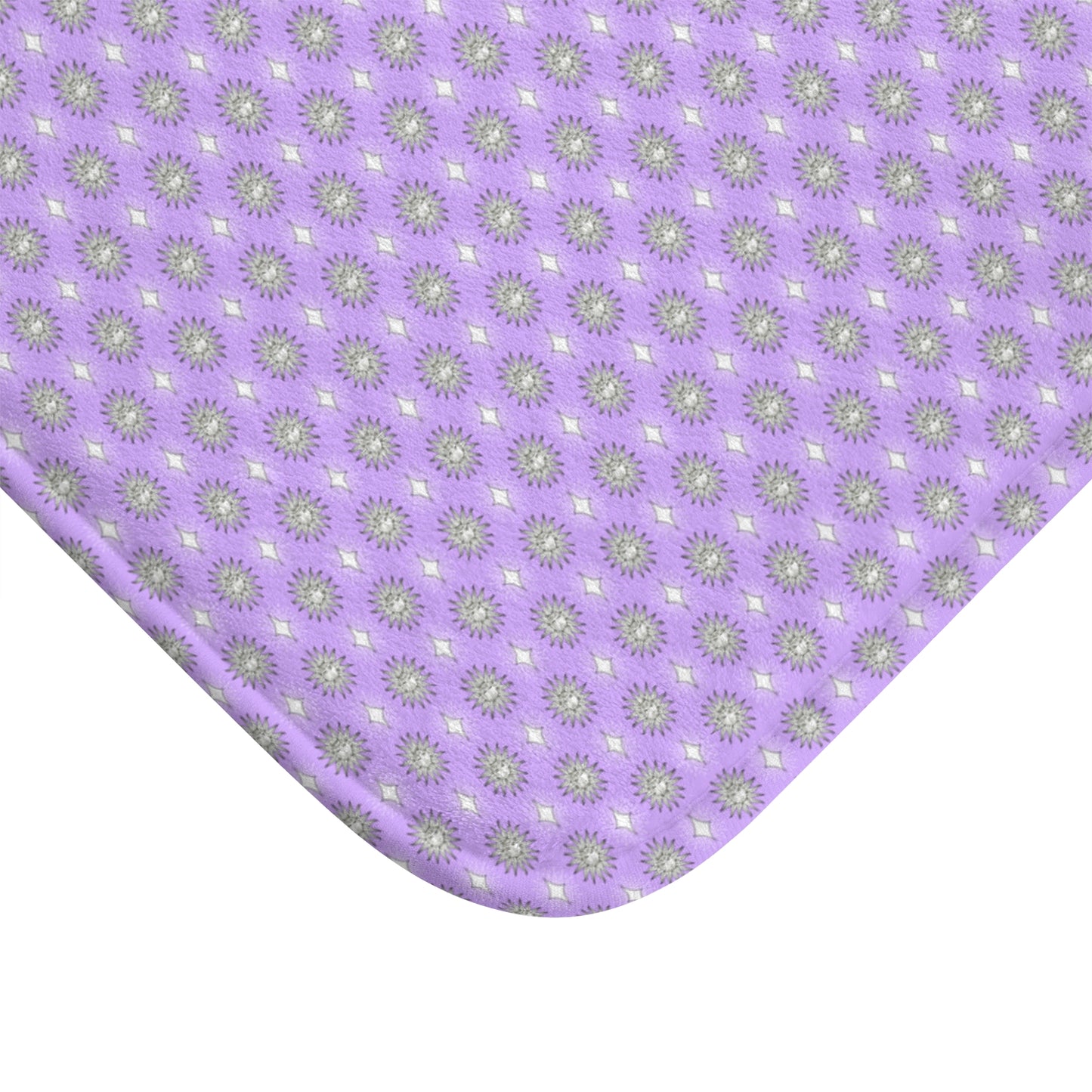 Lavender Star-crossed Bodies 34" x 21" Bath Mat