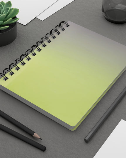 Purple Golden Fade Spiral Bound Journal, 5" x 7" 150 pages