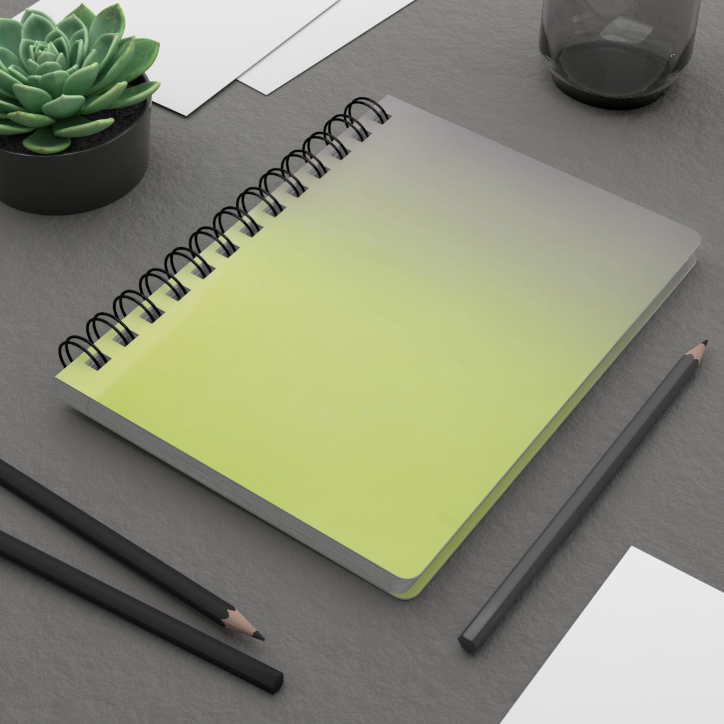 Purple Golden Fade Spiral Bound Journal, 5" x 7" 150 pages