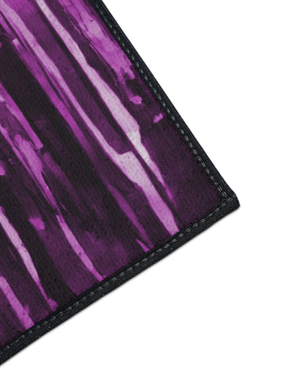 Striped Powder Lavender 24" x 36" Heavy Duty Floor Mat