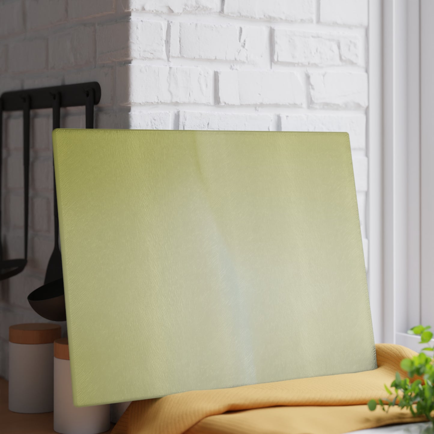 Lemon Fade 11" x 15" Glass Cutting Board