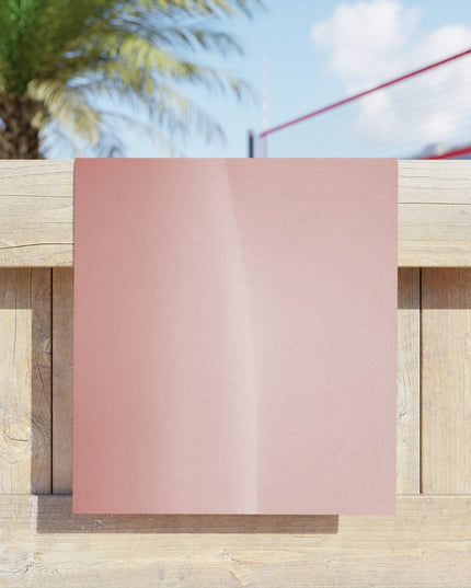 Rose Red Fade Beach Towel, 18" x 27"