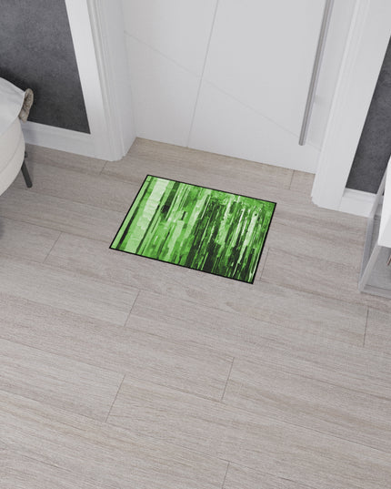 Striped Mint Pastel 18" x 24" Heavy Duty Floor Mat