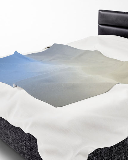 Cobalt Fade Velveteen Plush Blanket, 50" x 60"