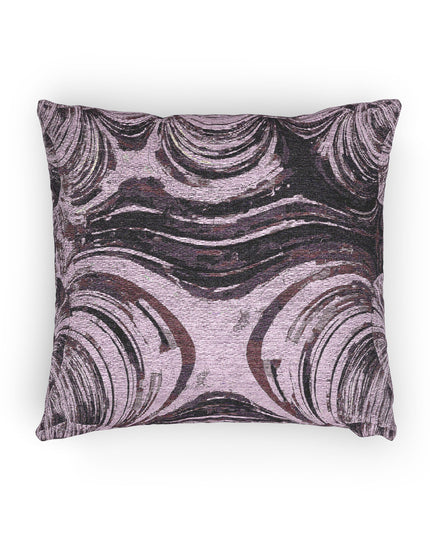 Uzi Spiral Powder Lavender Woven Pillow, 17" x 18"