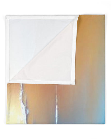 Blue Sea Red Orange Fog Baby Swaddle 30″×40″ Blanket