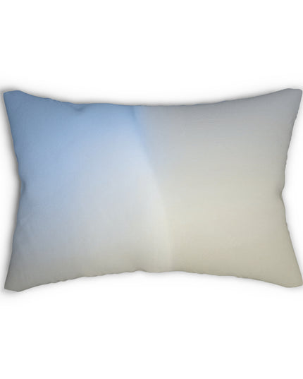 Cobalt Fade Spun Polyester Lumbar Pillow, 20" x 14"