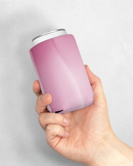 Pink Blush Fade 12 oz Can Cooler Sleeve