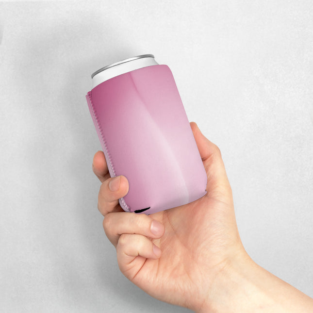 Pink Blush Fade 12 oz Can Cooler Sleeve