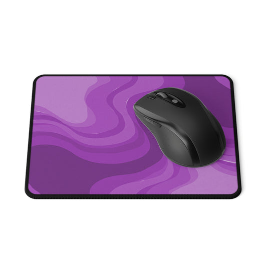 Wavey Purple Wavey Non-Slip Gaming Mouse Pad, 9.5" X 8" Rectangle