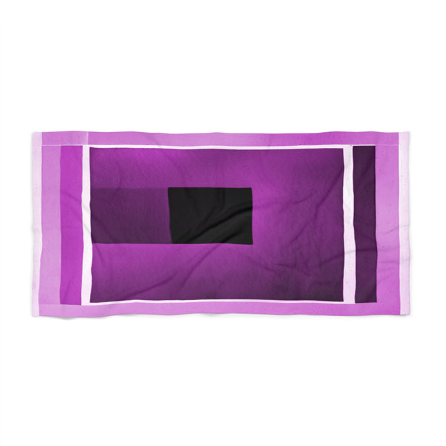 Magenta Shadow 30" x 60" Beach Towel