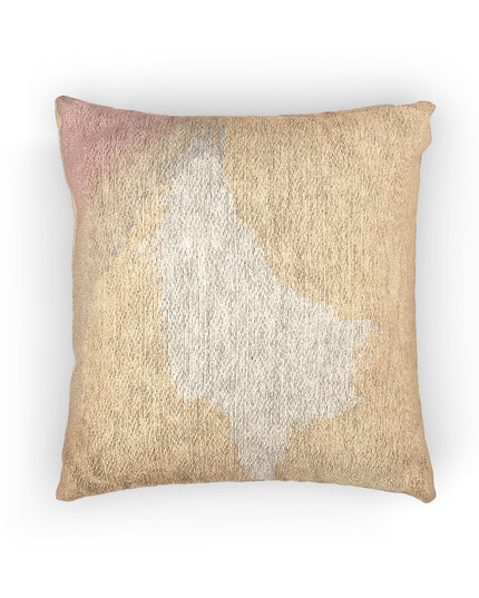 Hot Peach Fade Woven Pillow, 17" x 18"
