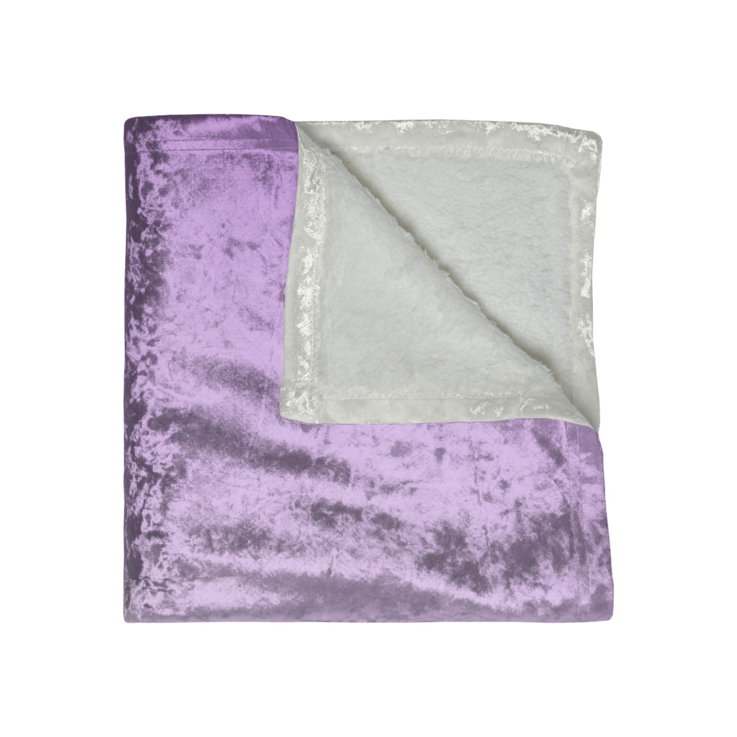 Soft Lavender Fade 50" x 60" Crushed Velvet Blanket